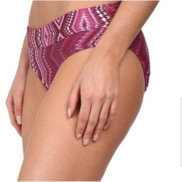 NWT Prana Ramba Swim Bikini Bottom Wine Adrie Red S - Picture 3 of 11